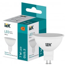 Лампа светодиодная MR16 570lm 4000K GU5  LL-I-MR16-7-230-40-GU5  IEK