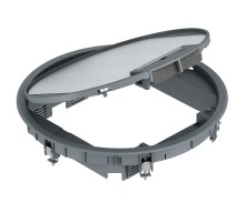 Лючок GESR9U (универсальный) 12xModul45 (полиамид,серый) (GESR9 U 7011)  7405528  OBO Bettermann