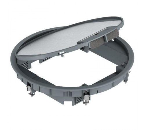 Лючок GESR9U (универсальный) 12xModul45 (полиамид,серый) (GESR9 U 7011)  7405528  OBO Bettermann