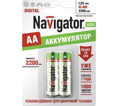 Аккумулятор 94 785 NHR-2200-HR6-RTU-BP2 94785 Navigator
