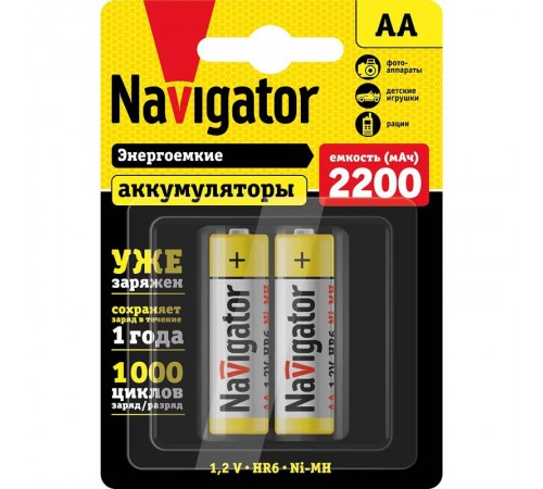 Аккумулятор 94 785 NHR-2200-HR6-RTU-BP2 94785 Navigator