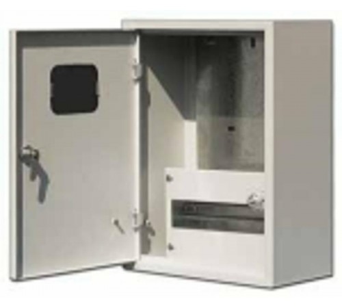 Щит распределительно-учетный навесной металлический  ЩРУН-1/12 400х300х160 1-фаз 12 мод.  30401DEK  DEKraft