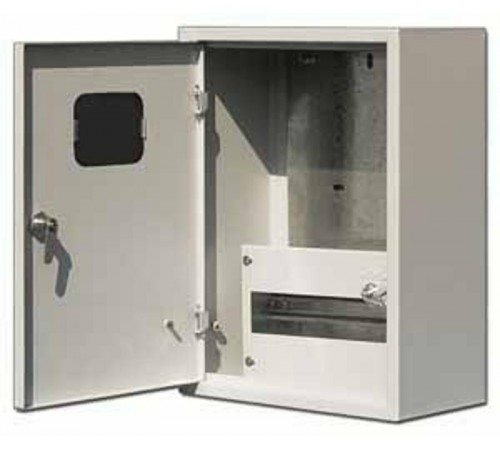 Щит распределительно-учетный навесной металлический  ЩРУН-1/12 400х300х160 1-фаз 12 мод.  30401DEK  DEKraft