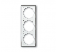 Рамка 3-постовая, серия impuls, цвет хром  1754-0-4135   2CKA001754A4135  ABB