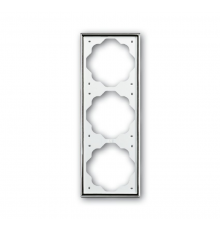 Рамка 3-постовая, серия impuls, цвет хром  1754-0-4135   2CKA001754A4135  ABB