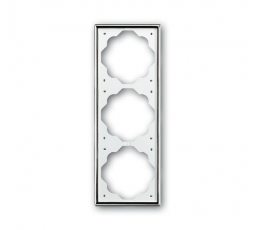 Рамка 3-постовая, серия impuls, цвет хром  1754-0-4135   2CKA001754A4135  ABB