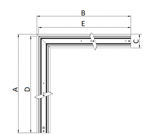 Светильник LINER/R DR LED 600 TH W HFD 4000K  1474000690  Световые Технологии
