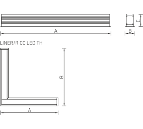 Светильник LINER/R LED 1200 TH W HFD 4000K  1474000550  Световые Технологии