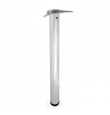 Ножка металл.круглая, нерегулир, D60х710мм, мат хром - накл.   127486  Tech-KREP