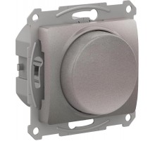 Glossa Платина Светорегулятор (диммер) повор-нажим LED RC 400Вт механизм  GSL001223  SE