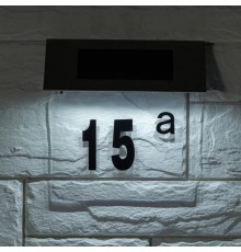 Светильник уличный настенный указатель Номер дома 2 ERASF22-40 на солнечных батареях 4 LED  Б0053390  ЭРА