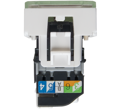 Розетка информационная UTP 1хRJ45 22,5х45 cat5e  200006  SPL