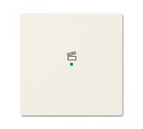 SRS-1-96 Клавиша одинарная free@home, сцена, Basic 55, цвет chalet-white  6220-0-0706   2CKA006220A0706  ABB