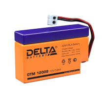 Акумуляторная батарея UPS серии DTM 12008  12В/0,8Ач  DTM 12008  DELTA