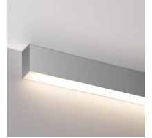 Светильник светодиодный накладной линейный односторонний53см 10W 3000К матовое серебро (100-100-30-53)  a040130  Elektrostandard