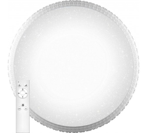 Светильник светодиодный декоративный бытовой AL5300 тарелка 36W 3000К-6500K белый управляемый  29637  Feron