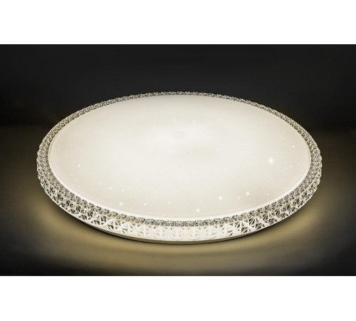 Светильник светодиодный декоративный бытовой AL5300 тарелка 36W 3000К-6500K белый управляемый  29637  Feron