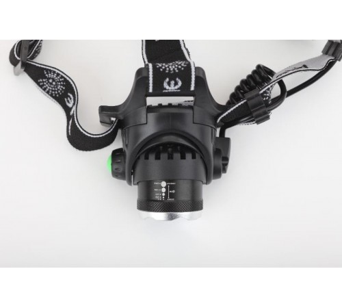 Фонарь налобный GA-805 аккумуляторный, рег фокус, 5Вт CREE, алюминий, литий 2,5Ач, USB, кор  Б0039625  ЭРА