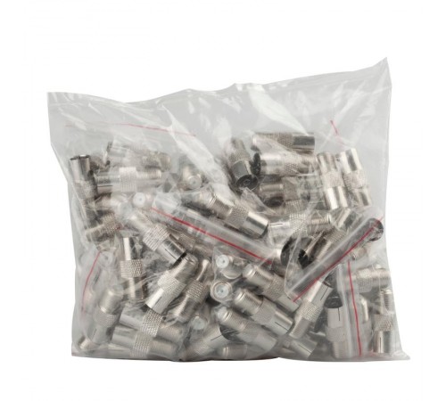 Переходник   R-A02 гнездо F-гнездо TV  Б0048290  ЭРА