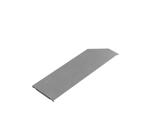 Крышка переходника левого 500-600 мм "ПЛЮС" HD  KPDplus500-600-L HD   КМ-профиль