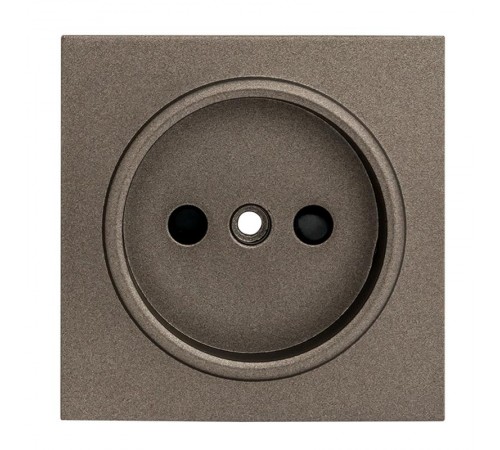 Валенсия лицевая панель розетки 1-местной б/з 10 А графит с защ. штор. EKF PROxima   ESR10-L-022-60   EKF