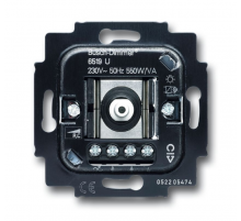 Механизм светорегулятора для ламп накаливания и НВ галогенных ламп с электронным трансформатором, 40-550 Вт/ВА  6519-0-0011   2CKA006519A0011  ABB