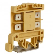 AFO.2/1+1, проходной зажим 2,5 кв.мм бежевый с раздельными контактами  ZAF500  DKC