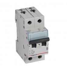 Выключатель автоматический двухполюсный TX3 6000 32А C 10кА  403933  Legrand