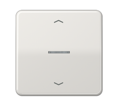 Клавиша для KNX кнопки, 1 группа с окошком и символами "стрелки"; дюропласт; светло-серый  CD101KO5PLG  Jung