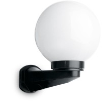 Светильник садово-парковый, серии "Оптима" (НБУ) НБУ 01-60-200 230V E27 d=200мм с настенным крепежом, молочно-белый  11581  FERON