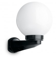 Светильник садово-парковый, серии "Оптима" (НБУ) НБУ 01-60-200 230V E27 d=200мм с настенным крепежом, молочно-белый  11581  FERON