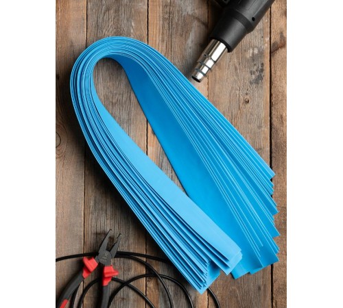 Термоусаживаемая трубка ТУТ нг 30/15 синяя EKF PROxima  tut-30-g-1m  EKF