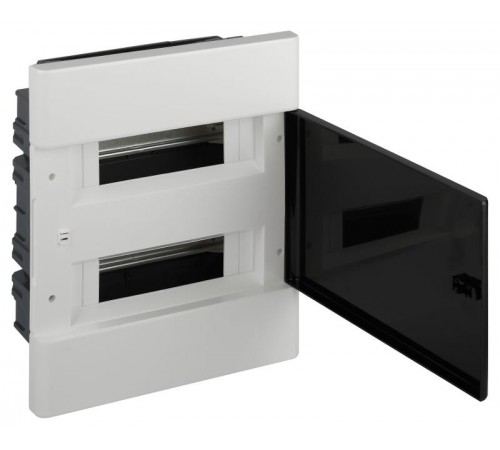 Щит распределительный встраиваемый ЩРВ-П-24 24 мод. IP40  Б0052635  BOXF-24-p-f-t Trend ЭРА