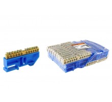 Шина "N" нулевая с изолятором на DIN-рейку 8x12мм стойка бол. 12 групп   SQ0801-0033  TDM