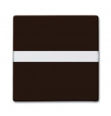 Клавиша для мех. 1-клавишного выкл./перекл./кнопки,с полем для надписи (IP44) серия Allwetter 44,цвет коричневый  1731-0-1960   2CKA001731A1960  AB