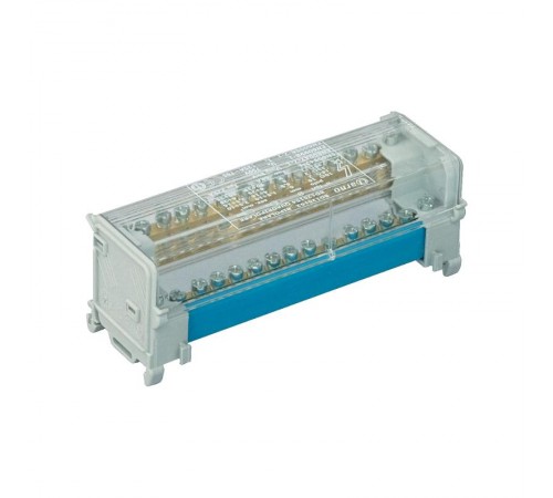 Блок распределительный на DIN рейку 2р 125А, 11х6мм 2х7,5мм2x9мм.  BD125152  DKC