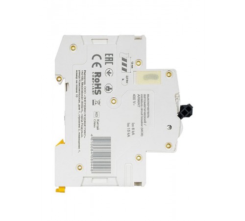 Выключатель автоматический четырехполюсный M06N 4P C 6А 6кА ARMAT  AR-M06N-4-C006  IEK