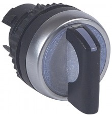 Переключатель - Osmoz - для комплектации - с подсветкой - 3 положения с фиксацией - 45° - чёрный  024053  Legrand