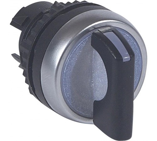 Переключатель - Osmoz - для комплектации - с подсветкой - 3 положения с фиксацией - 45° - чёрный  024053  Legrand