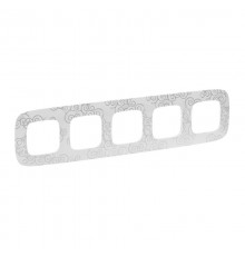 Valena ALLURE Нарцисс хром Рамка 5-ая  754345  Legrand