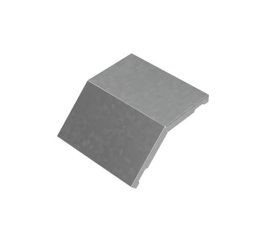 Крышка внеш. верт. угла 45 гр. 150 мм "ПЛЮС" HD  KVLplus45-150 HD   КМ-профиль