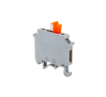 Клемма винтовая с ножевым размыкателем, 4мм2, серая MTU-4KS  69604  ОВЕН