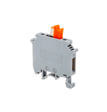 Клемма винтовая с ножевым размыкателем, 4мм2, серая MTU-4KS  69604  ОВЕН