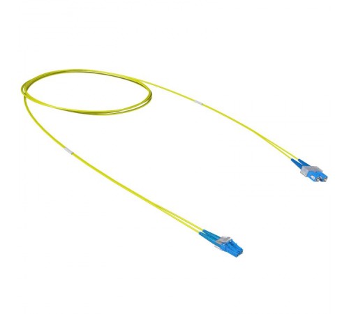 Оптический коммутационный шнур переходной Duplex LC-UPC/SC-UPC, 9/125 OS2, 2 м  RNPC9DCULU2  DKC