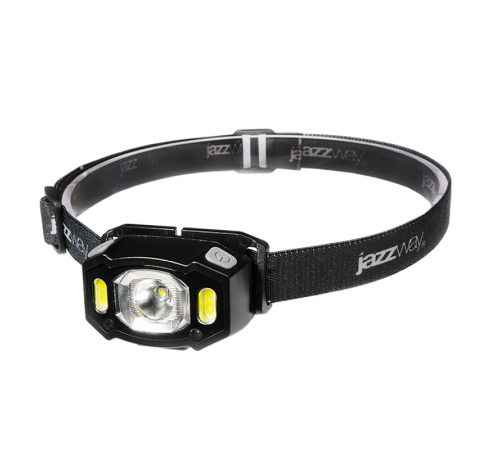 Фонарь AccuH3-L5W-bk (черн.)  .5036703  Jazzway