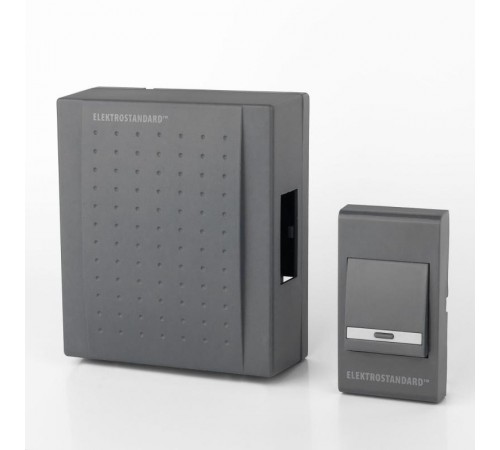 DBQ17 WM 1M IP44 серый звонок дверной проводной  a031653  Elektrostandard