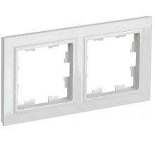 BRITE Рамка 2-ая РУ-2-БрБ белый  BR-M22-K01-PRO  IEK