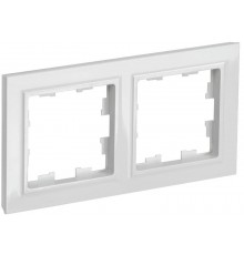BRITE Рамка 2-ая РУ-2-БрБ белый  BR-M22-K01-PRO  IEK