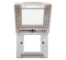 Рамка для монтажа в стену "Avanti", IP55, "Белое облако", 2 модуля  4400922  DKC