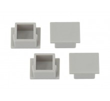 Набор заглушек для профиля CAB261, 1612-3A 4 глухие  Б0039432  ЭРА